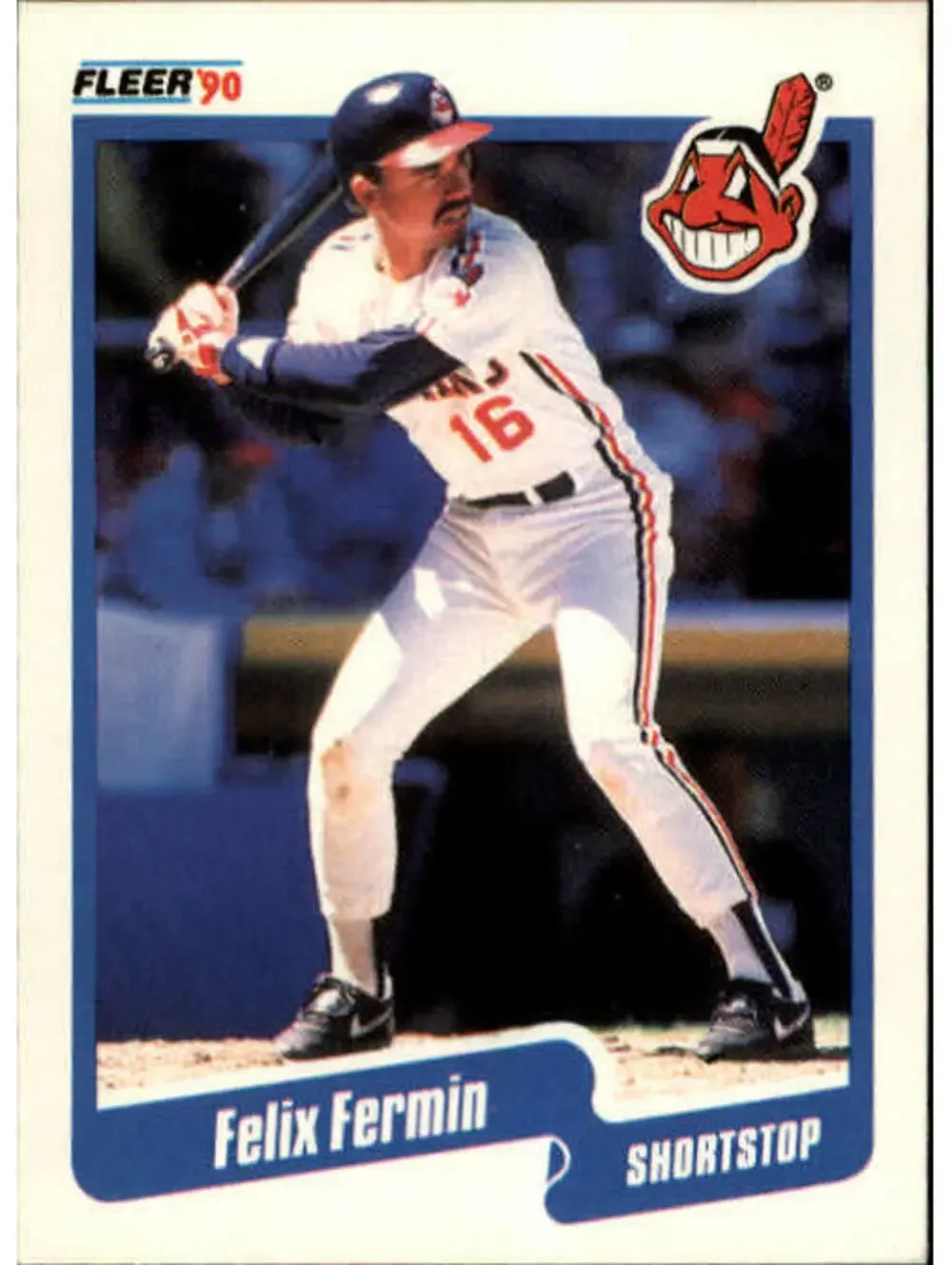 1990 Felix Fermin Fleer Baseball Card #492